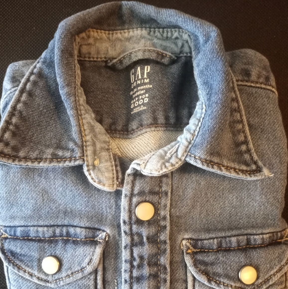 GAP Other - Toddler Baby GAP DENIM long sleeved shirt